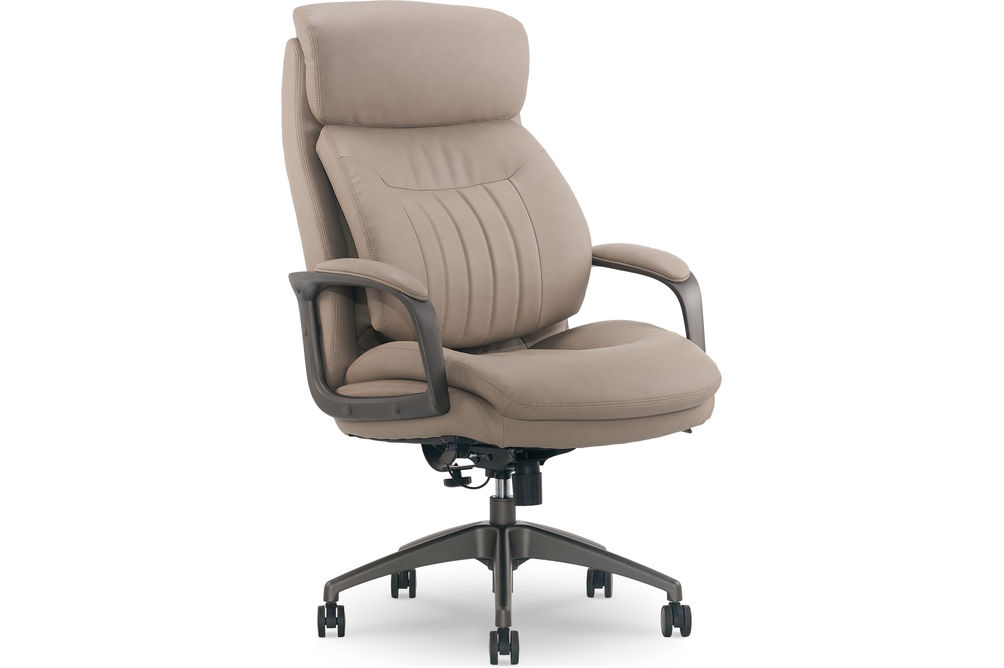 La-Z-Boy - Calix Big and Tall Executive Chair with TrueWellness Technology Office Chair - Taupe