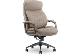 La-Z-Boy - Calix Big and Tall Executive Chair with TrueWellness Technology Office Chair - Taupe