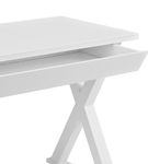 Walker Edison - Modern X-Leg Computer Desk - White