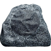 Russound - 2-Way Outdoor Rock Loudspeaker (Each) - Gray Granite