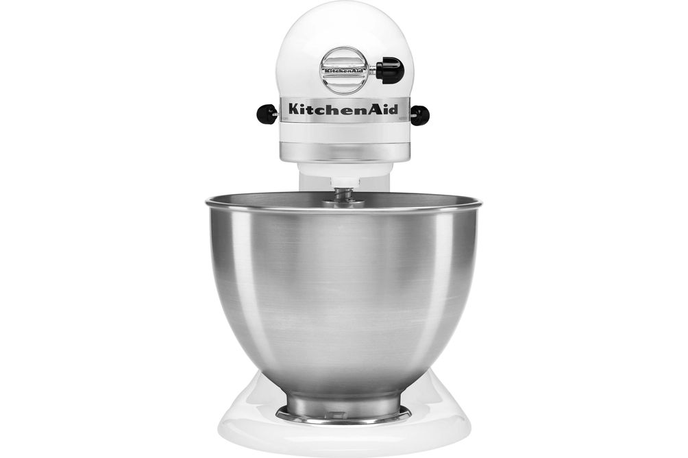 KitchenAid - Classic Series 4.5 Quart Tilt-Head Stand Mixer - K45SSWH - Blanco