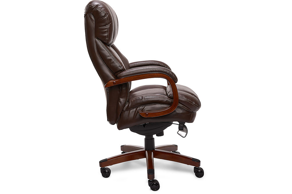 La-Z-Boy - Big & Tall Bonded Leather Executive Chair - Biscuit Brown