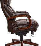 La-Z-Boy - Big & Tall Bonded Leather Executive Chair - Biscuit Brown