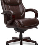 La-Z-Boy - Bellamy Executive Office Chair - Coffee Brown - Bonded Leather