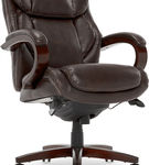 La-Z-Boy - Bellamy Executive Office Chair - Coffee Brown - Bonded Leather
