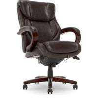 La-Z-Boy - Bellamy Executive Office Chair - Coffee Brown - Bonded Leather