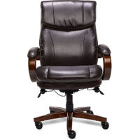 La-Z-Boy - Big & Tall Air Bonded Leather Executive Chair - Vino Brown