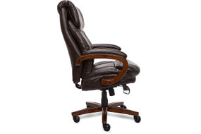 La-Z-Boy - Big & Tall Air Bonded Leather Executive Chair - Vino Brown