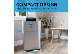 Whynter - 400 Sq. Ft. Portable Air Conditioner - Silver