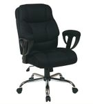 Office Star Products - Big Man's Mesh Executive Chair - Black