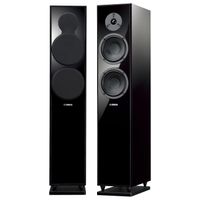 Yamaha - Dual 6-1/2" 2-Way Floor Speaker (Each) - Piano Black