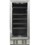 NewAir - 96-Can Built-In Beverage Cooler with Precision Temperature Controls and Adjustable Shelves