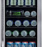 NewAir - 96-Can Built-In Beverage Cooler with Precision Temperature Controls and Adjustable Shelves