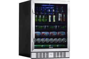 NewAir - 177-Can Built-In Beverage Cooler with Precision Temperature Controls and Adjustable Shelve