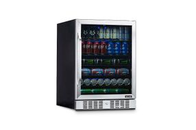 NewAir - 177-Can Built-In Beverage Cooler with Precision Temperature Controls and Adjustable Shelve