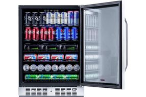 NewAir - 177-Can Built-In Beverage Cooler with Precision Temperature Controls and Adjustable Shelve