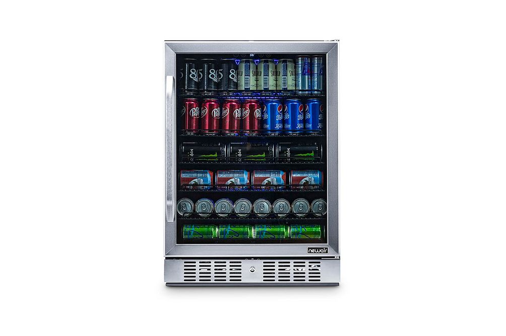 NewAir - 177-Can Built-In Beverage Cooler with Precision Temperature Controls and Adjustable Shelve