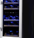 NewAir - 29-Bottle Wine Cooler - Stainless Steel