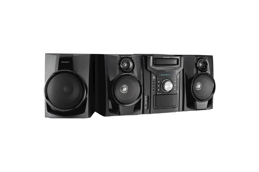 Sharp - 350W 5-Disc Mini Component System - Black