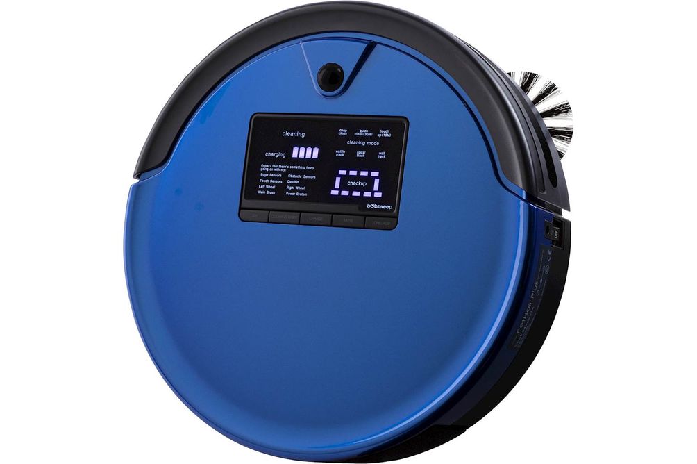 bObsweep - Bob PetHair Plus Robot Vacuum and Mop - Cobalt