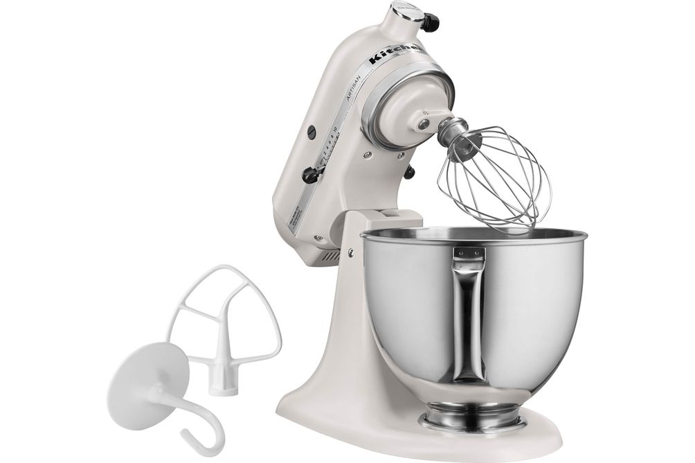 KitchenAid - Artisan Series 5 Quart Tilt-Head Stand Mixer - KSM150PSMH - Matte Milkshake