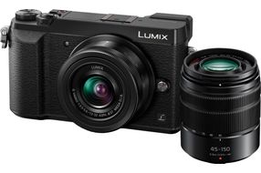 Panasonic - LUMIX GX85 Mirrorless 4K Photo Digital Camera Body Two Lens Bundle with 12-32mm and 45-