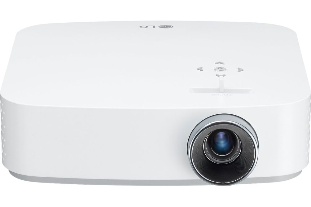 LG - PF50KA 1080p Wireless Smart DLP Portable Projector - White