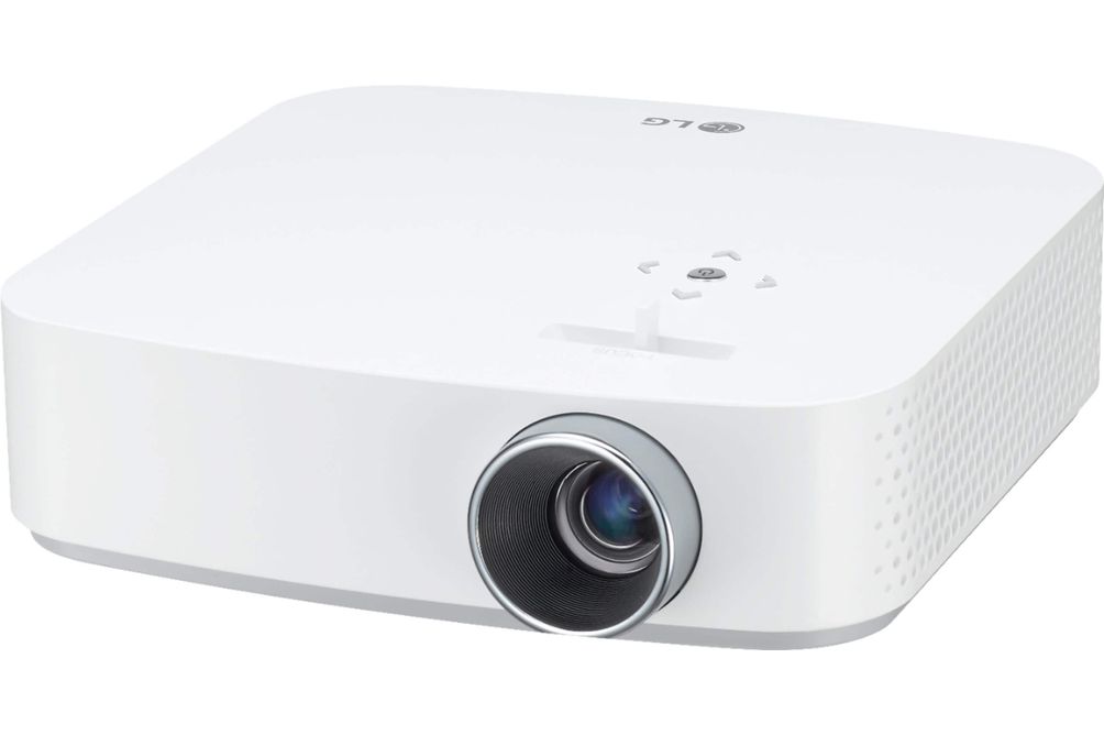 LG - PF50KA 1080p Wireless Smart DLP Portable Projector - White