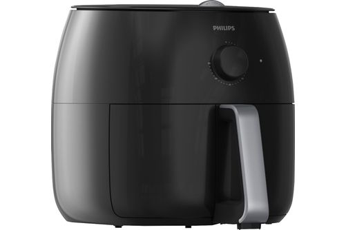 Philips - Airfryer XXL, Twin TurboStar, Avance Collection- Black - Black