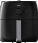 Philips - Airfryer XXL, Twin TurboStar, Avance Collection- Black - Black