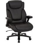 Pro-line II - Big and Tall 5-Pointed Star Bonded Leather Executive Chair - Black