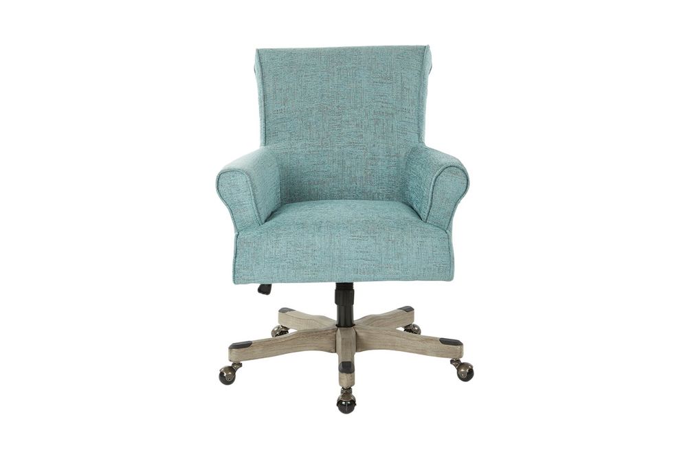 OSP Home Furnishings - Megan Office Chair - Turquoise