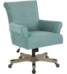 OSP Home Furnishings - Megan Office Chair - Turquoise