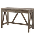 Walker Edison - Rustic Farmhouse A-Frame Computer Desk - Grey Wash