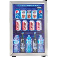 Danby - 95-Can Beverage Cooler - Stainless Steel