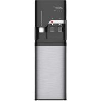 Frigidaire - Bottom-Loading Freestanding Water Cooler/Dispenser with Cup Storage - Stainless Steel