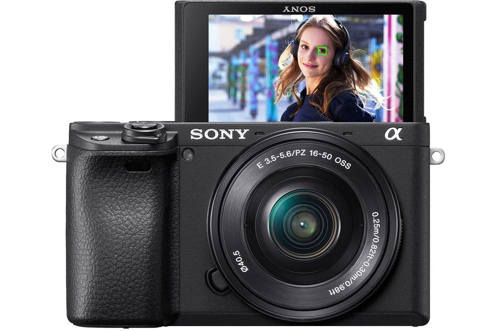 Sony - Alpha a6400 Mirrorless Camera with E PZ 16-50mm f/3.5-5.6 OSS Lens - Black