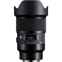 Sigma - Art 20mm f/1.4 DG HSM Wide-Angle Lens for Sony E-Mount - Black