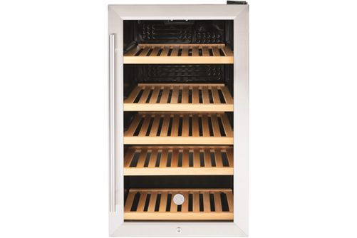 GE - 109 Can / 31 Bottle Beverage and Wine Center - Stainless Steel