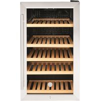 GE - 109 Can / 31 Bottle Beverage and Wine Center - Stainless Steel