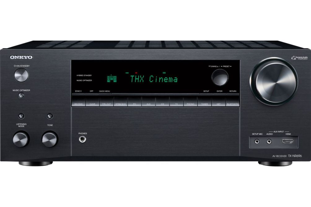 Onkyo - TX 7.2-Ch. with Dolby Atmos 4K Ultra HD HDR Compatible A/V Home Theater Receiver - Black