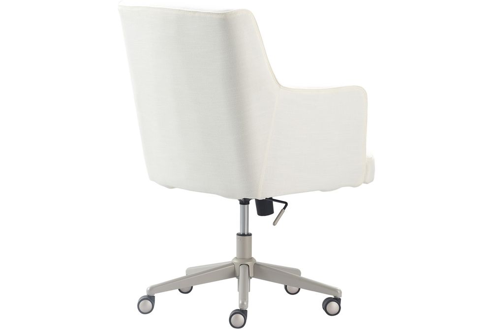 Finch - Belmont Modern Twill Home Office Chair - Gray/Ivory