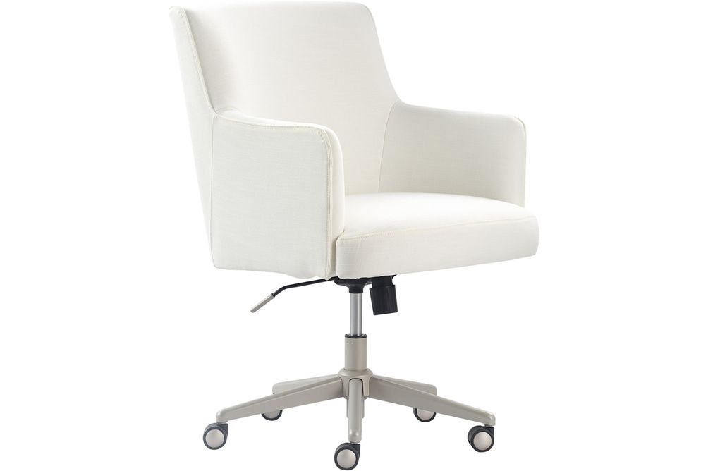 Finch - Belmont Modern Twill Home Office Chair - Gray/Ivory