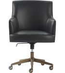 Finch - Belmont Modern Bonded Leather Home Office Chair - Bronze/Charcoal