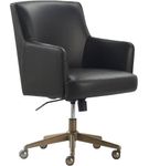 Finch - Belmont Modern Bonded Leather Home Office Chair - Bronze/Charcoal