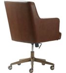 Finch - Belmont Modern Bonded Leather Home Office Chair - Bronze/Cognac Brown