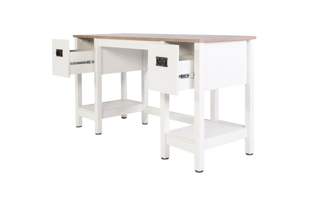 OneSpace - Magnolia Rectangular Rustic 2-Drawer Table