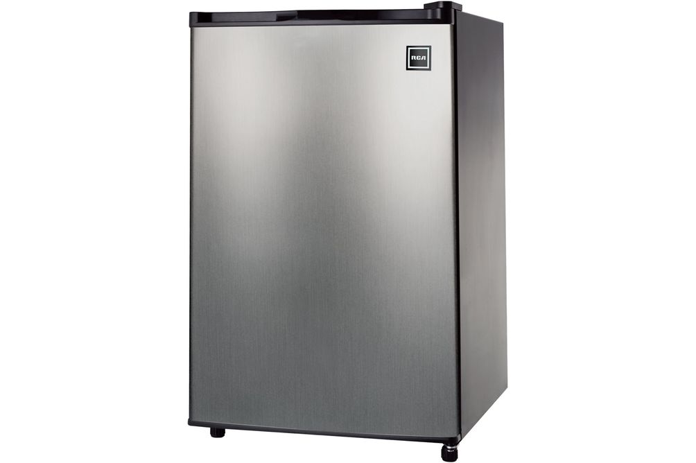 RCA - 4.5 Cu. Ft. Mini Fridge - Stainless Steel