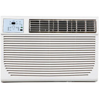 Keystone - 550 Sq. Ft. 12,000 BTU Window Air Conditioner and 11,000 BTU Heater - White