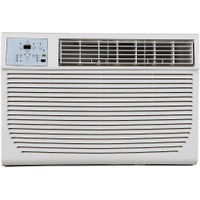 Keystone - 350 Sq. Ft. 8,000 BTU Window Air Conditioner and 3,500 BTU Heater - White